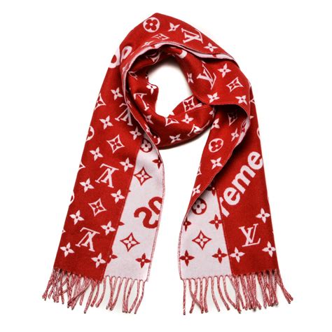 supreme x lv scarf